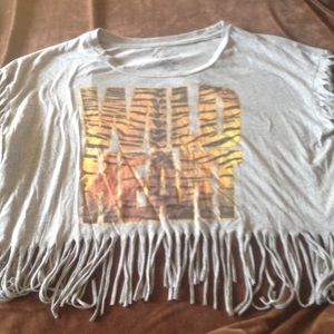Fringe crop top!