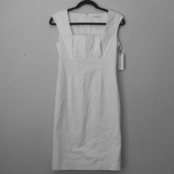 White Calvin Klein Dress NWT
