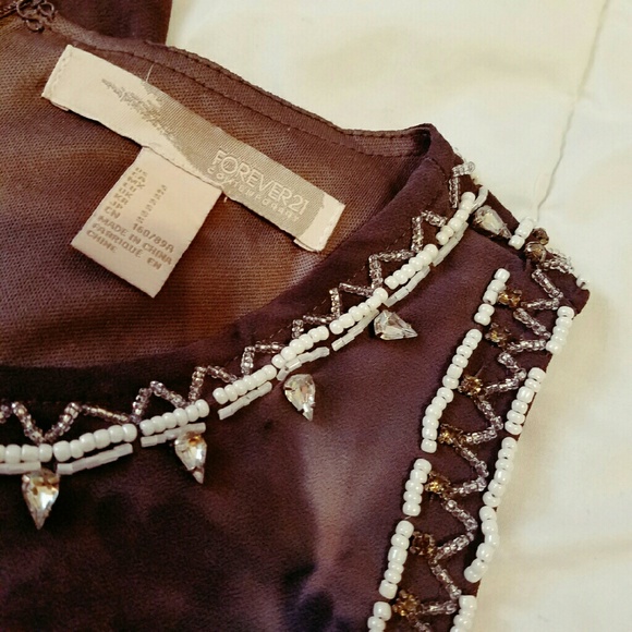 Smoky Beaded Minidress