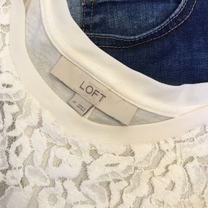 Loft lace front shell size M