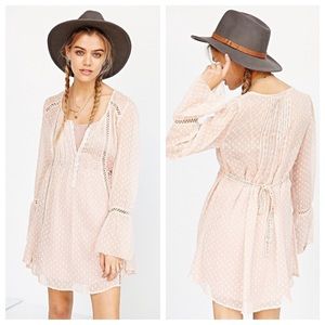 Sheer boho dress