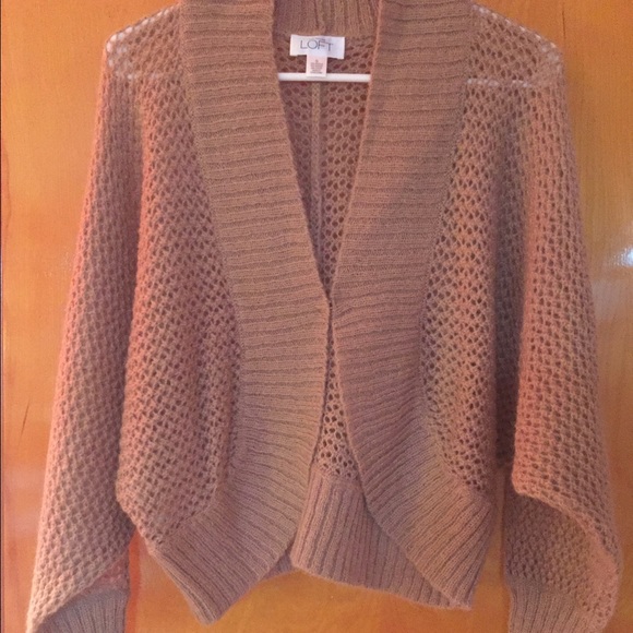 Ann Taylor Loft open knit sweater
