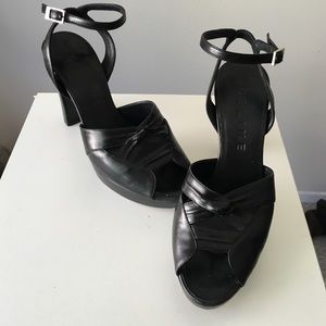 Celine black leather shoes Celine black leather shoes