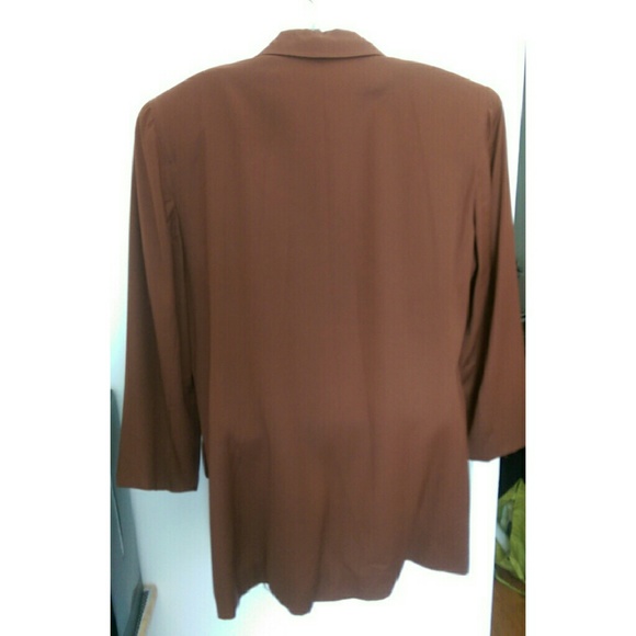 Wheaton & Katz Limited Ed Vintage brown 2 pc suit - Picture 2 of 8