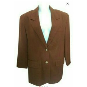 Wheaton & Katz Limited Ed Vintage brown 2 pc suit