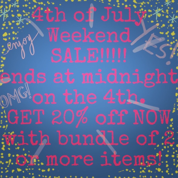 Happy 4th of July weekend! Get 20% off bundle 2+!