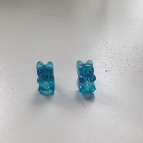 Claire's Jewelry Blue Plastic Gummy Bear Earrings Poshmark