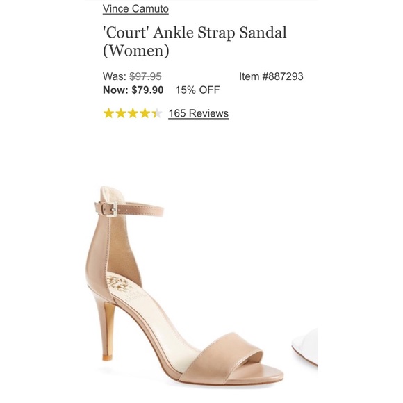 💥$10 off Sale💥 Vince Camuto Ankle Strap Sandal
