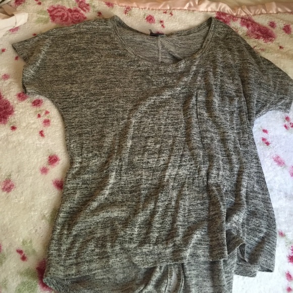 Gray shirt