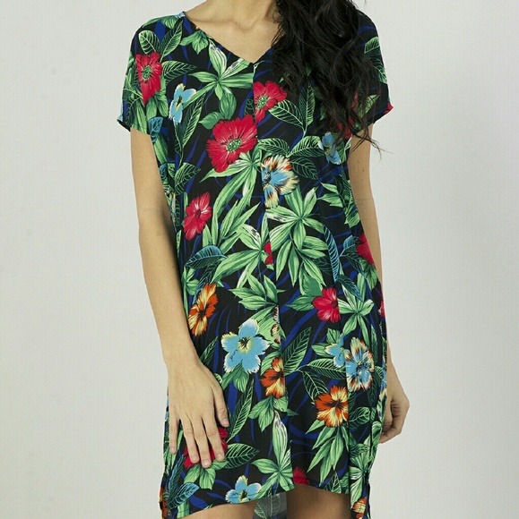 🌴Very j Sheer tropical cover up