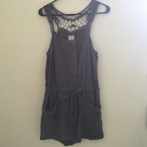 Free People Crochet Romper