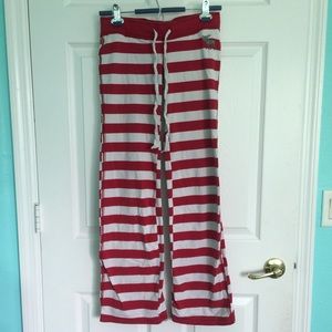 Abercrombie and Fitch Flared Striped Pajama Pants