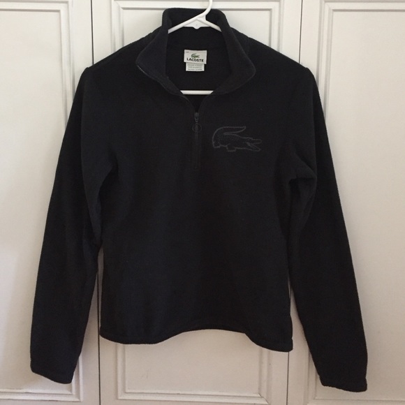 Black Lacoste Pullover