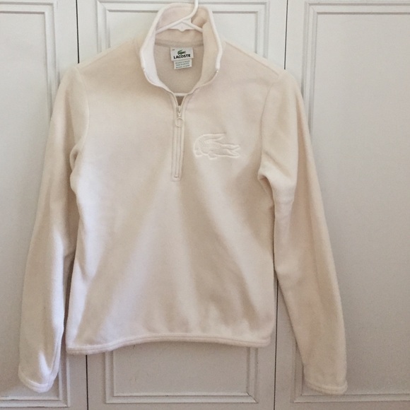 Cream/Ivory Lacoste Pullover
