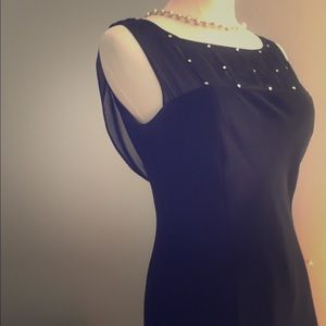 Classic black cocktail dress
