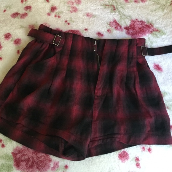 Plaid shorts