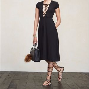 Reformation Dresses - Reformation Sandy Lace Up Dress, Small Reformation Dresses - Reformation Sandy Lace Up Dress, Small