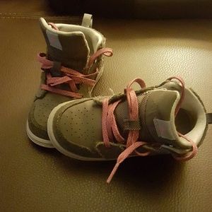 Grey & Pink Toddler Jordan's
