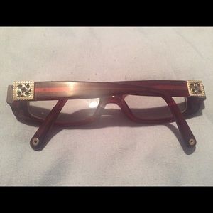 Maroon Coach glasses