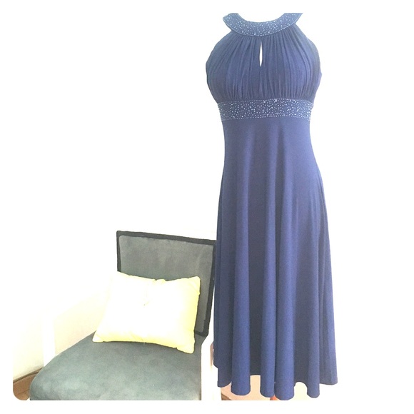 Blue cocktail dress. Never worn