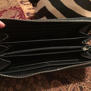 Coach leather zebra bag