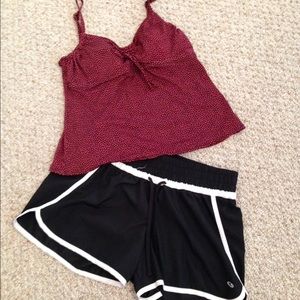 SOLD!!Adorable boy shorts and pool top. Very cute!