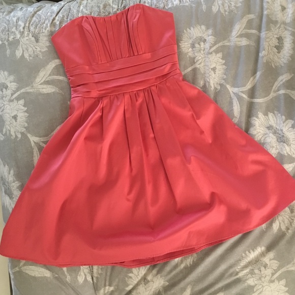 David's bridal pink/coral dress