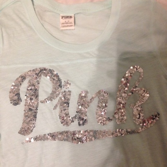 Victoria secret pink sequin shirt