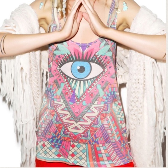 SALE - WILDFOX 👁 THIRD EYE TANK TOP - Picture 2 of 4