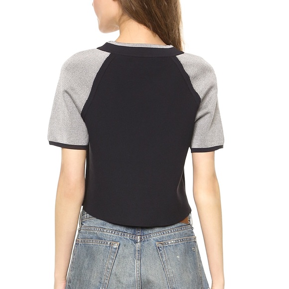 Rag and Bone Sammi V Neck Crop Top - Picture 4 of 4