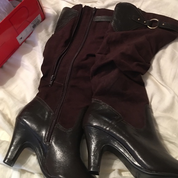 New Aerosole Boots Size 7 Brown