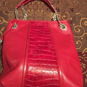 Red leather Brighton bag