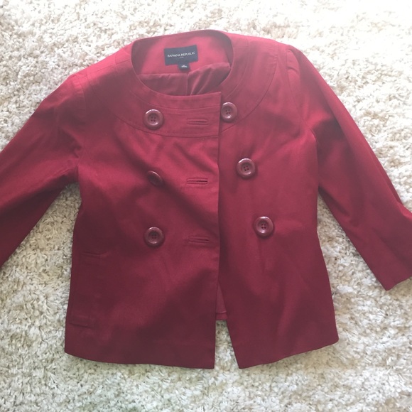 Banana republic Red jacket, XS