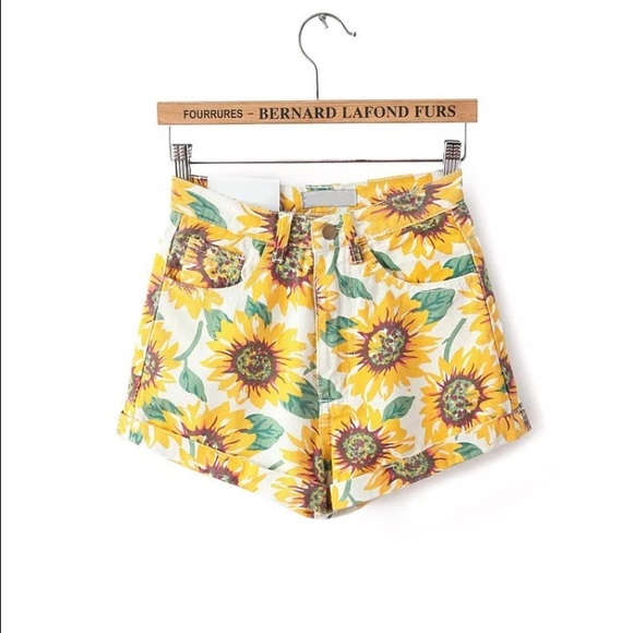 Pants - Sunflower high waisted shorts