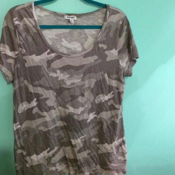 Grey camo tee shirt