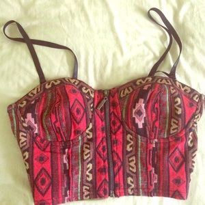 Tribal Crop Top
