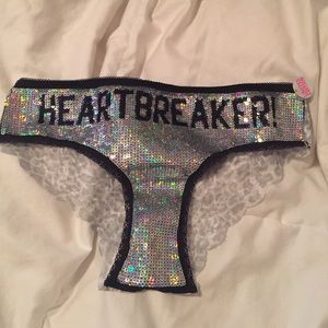 VS PINK LIMITED EDITION sequin lace panties