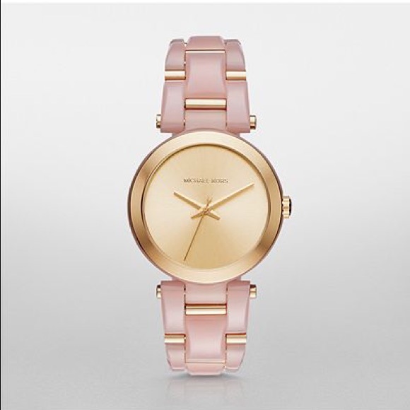 My new MK watch to match my MK Blossom tote!