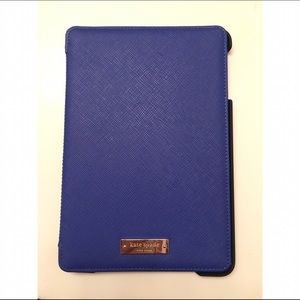 Kate Spade Blue Saffiano Leather IPad Mini Case