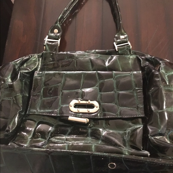 Green handbag