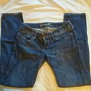 sold express dark blue jeans