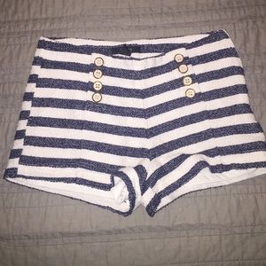 Nautical Striped Forever 21 Shorts
