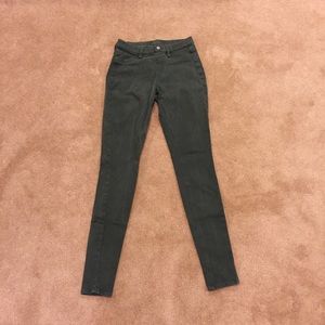 Uniqlo dark green legging
