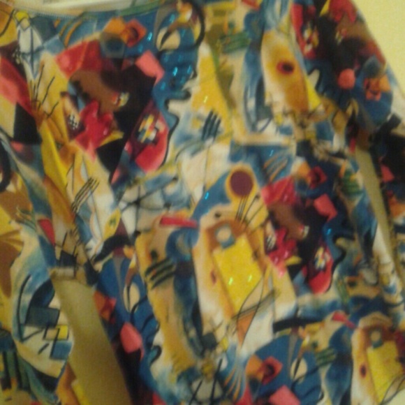 Abstract and glitter on a canvas..... - Picture 3 of 3