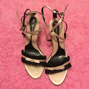 Pink & Black BCBG Heels