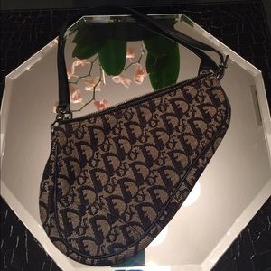 Christian Dior small kidney shaped bag