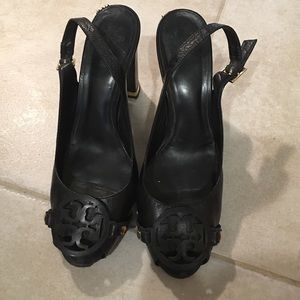 Tory burch sling backs. Size 10.