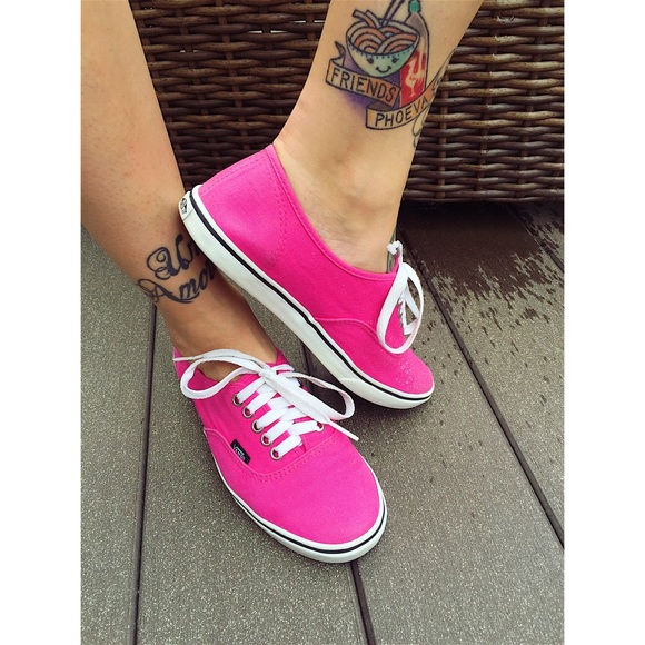 gently worn pink vans
