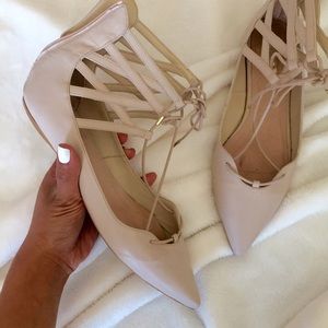 Topshop Lace-Up Flats