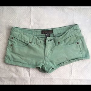 Mint Green Volcom Shorts 🐬